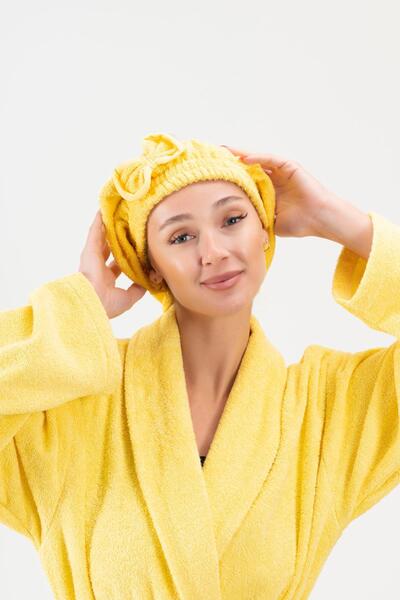 Ender Home CottonVerse Сушилка для волосся – 100% бавовна, з бантиком