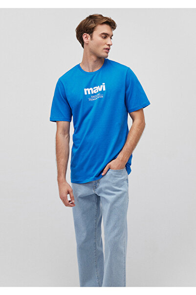 Mavi Μπλουζάκι με τυπωμένο λογότυπο Regular Fit - 066849 -70913