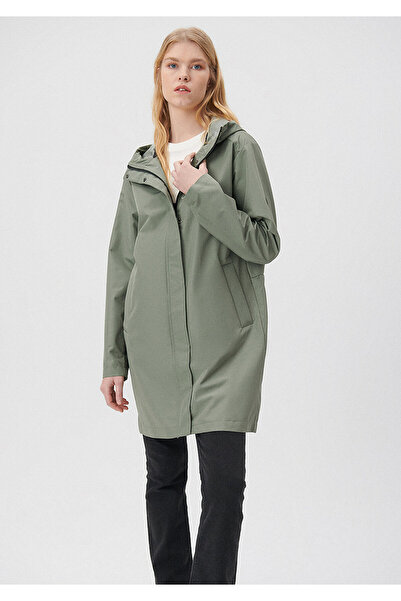 Mavi Kapüşonlu Haki Rüzgarlık Regular Fit / Normal Kesim 1110136-70123