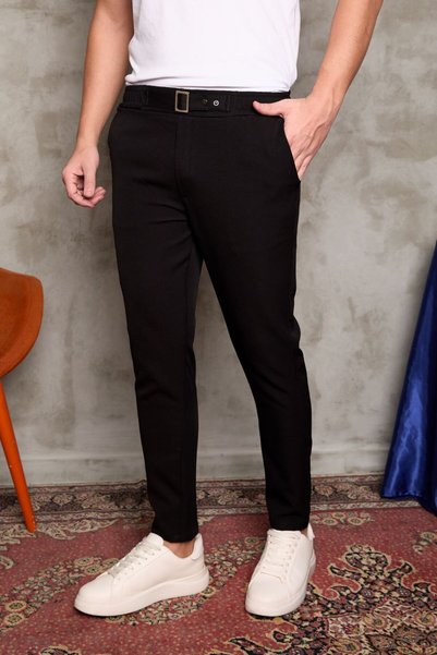 BAYKİM Sports wear Joger Trousers with Belt Detail