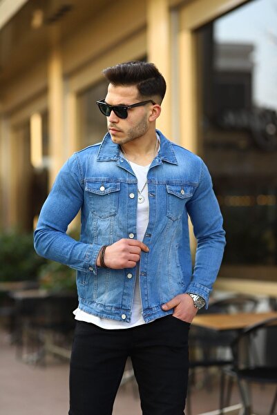 comstar Ανδρικό τζιν τζιν μπουφάν A Quality Slim Fit