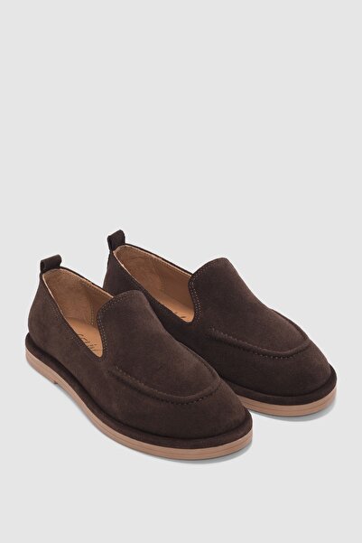 selin shoes Дамски мокасини Dezzy Suede - COFFEE SUEDE