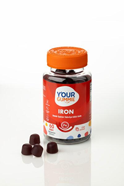 Y'our Gummies Iron Supplement Chewable Gel Vitamin Lipofer: Ferrous Pyrophosphate - Iron Gummies