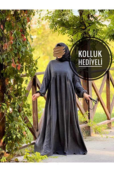 Nissra فستان روبالا المحبوك كبير الحجم