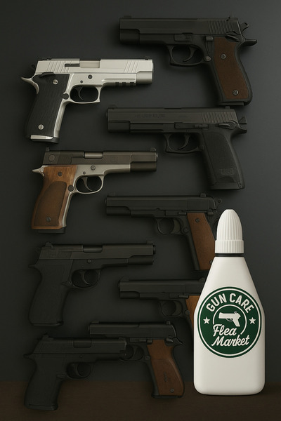 Flea Market PRO GUN CARE OIL – Profesyonel Silah Temizleme, Bakım ve Koruma Y...