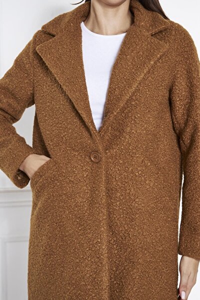 comstar Γυναικείο μάλλινο παλτό με μείγμα μάλλινων υλικών