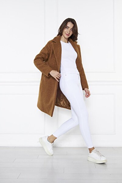 comstar Γυναικείο μάλλινο παλτό με μείγμα μάλλινων υλικών