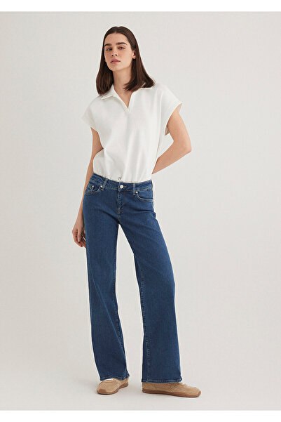 Mavi Deli Dolu Casual Koyu Jean Pantolon 1010435597