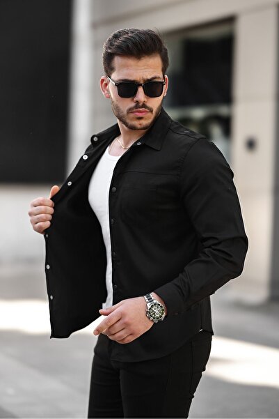 comstar Ανδρικό πουκάμισο χωρίς καπάκι με διπλή τσέπη