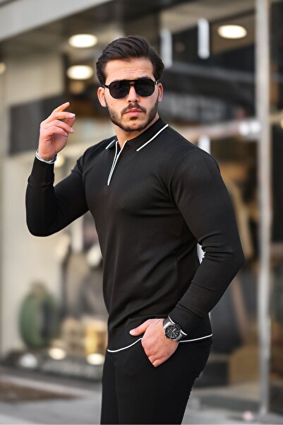 comstar Pulover pentru bărbați cu fermoar pe guler