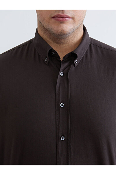 LC Waikiki Ανδρικό πουκάμισο με μακρύ μανίκι Vision New Season Regular Fit Dobby