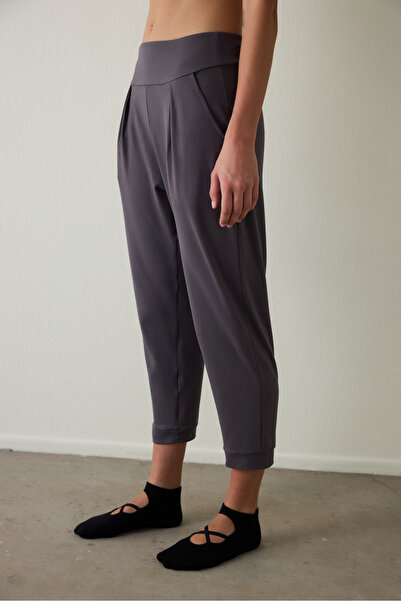 Penti Anthracite High Waist Ankle Length Yoga Pants