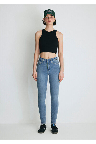 Mavi Serenay Gold Shape Vintage Indigo Si Jean Kalhoty100980-82194