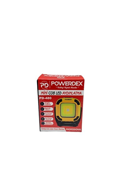 powerdex PD-480 MİNİ ŞARJLI COB LED CAMP LAMBASI