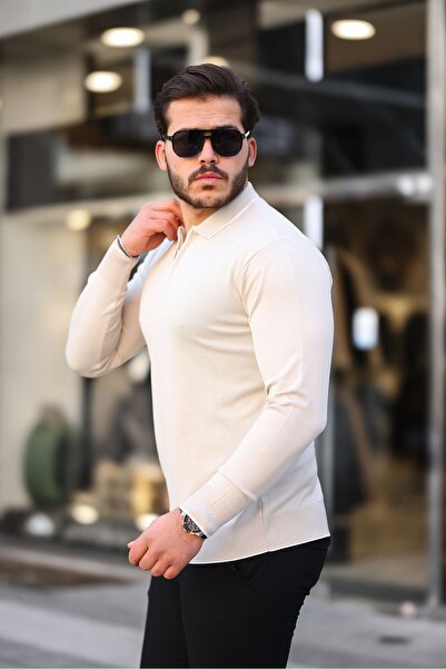 comstar Pulover pentru bărbați cu fermoar pe guler