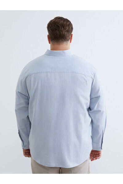 LC Waikiki Vizyon Новий сезон Regular Fit Довгорукавна чоловіча сорочка з армуром