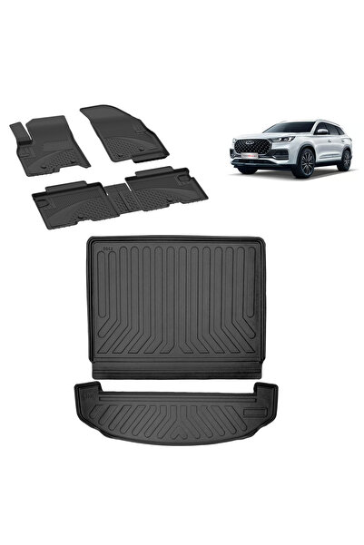 Sahler Chery Tiggo 8 Pro 2020+ 4.5D Sahler Paspas ve Rizline 3D Bagaj Havuzu ...