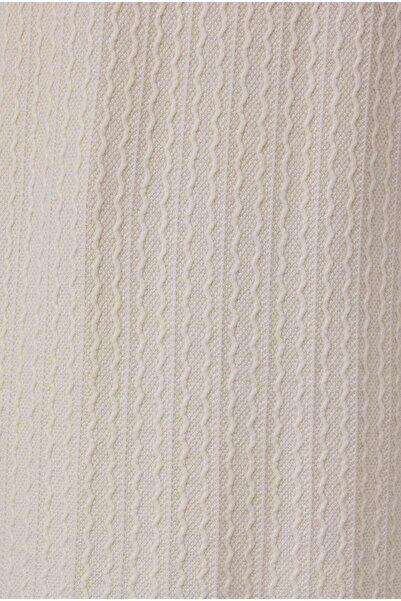 HEQA Dokulu Triko Etek Ekru