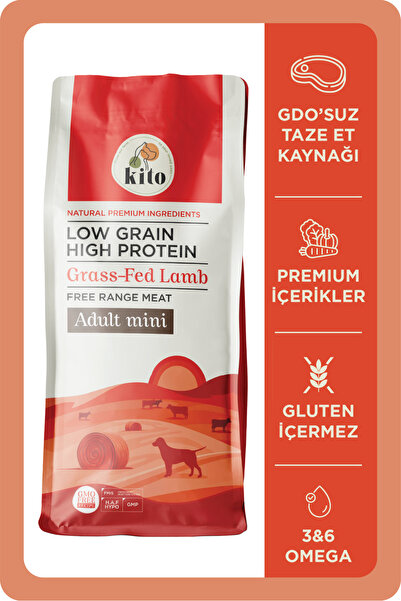kito Doğal Besi Kuzu Etli Mini Irk Köpek Maması 7,5 Kg