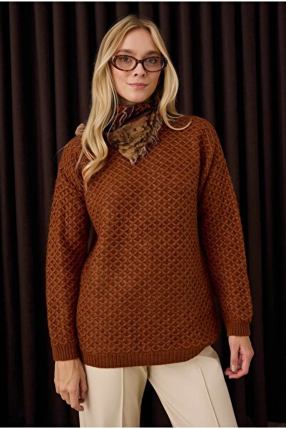 HEQA Örümcek Örgülü Kazak Kiremit