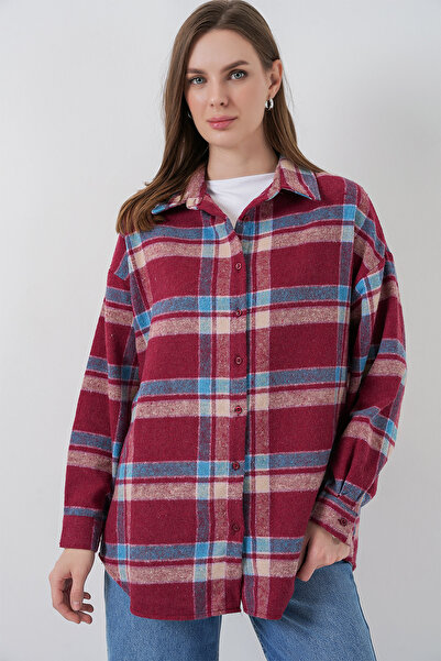 Bigdart 3854 Сорочка з подвійною кишенею в клітинку - A. Tile