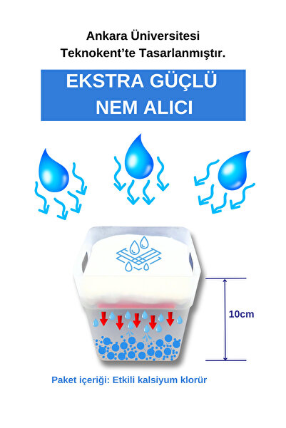 Supervalue Nem Alıcı Aparat Ve Toplam 100gr Nem Alıcı Torba