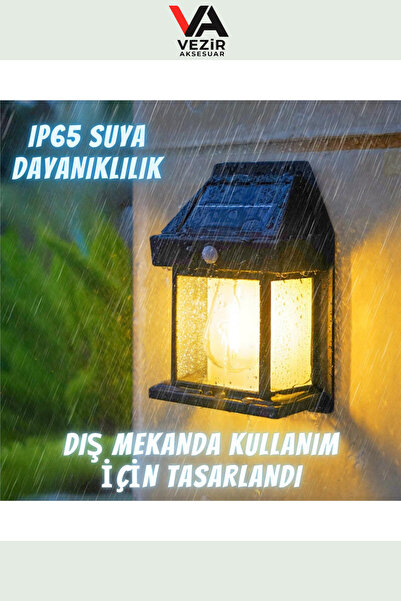 Gold Orion Güneş Enerjili LED Bahçe & Balkon Apliği – Şık, Dayanıklı ve Tasarruflu Aydınlatma TRY99044