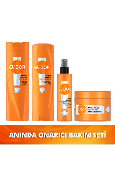 Elidor Anında Onarıcı Saç Bakım Seti 4'lü