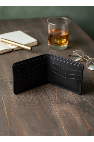 natderi محفظة كلاسيكية للرجال من الجلد الطبيعي