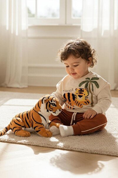 ALTINTAŞ BABY Kaplan Safari Temalı Premium Kalite Mevsimlik Ekstra Yumuşak 2’...