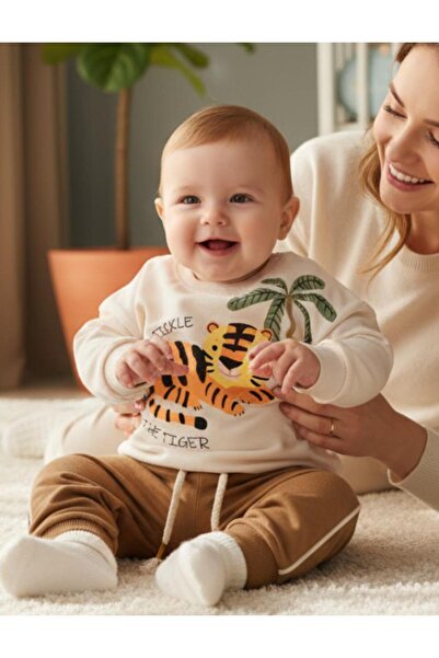 ALTINTAŞ BABY Kaplan Safari Temalı Premium Kalite Mevsimlik Ekstra Yumuşak 2’...