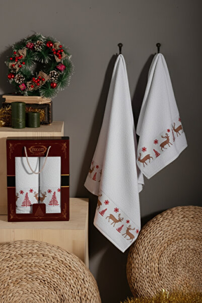 My Catherine Коробка з 2-ма рушниками для ванної кімнати, рушник для рук та обличчя 50x90 см - 70x140 см Подарунковий набір