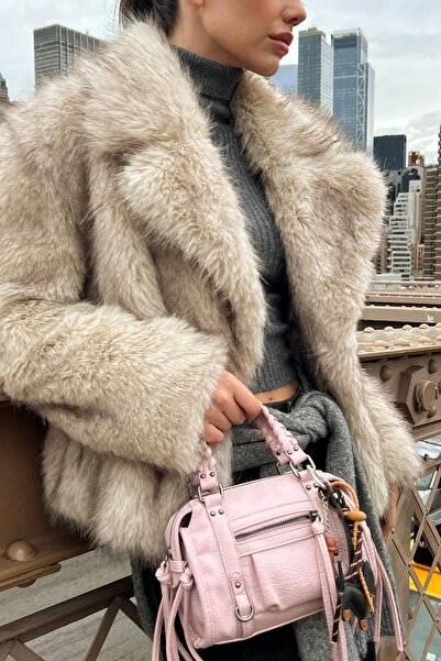 Bershka Faux fur jacket