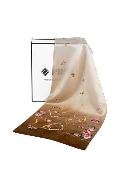 Prof Στηθοσκόπιο Απολυμαντικό Φουλάρι 100% Μεταξωτό 35×155 εκ.