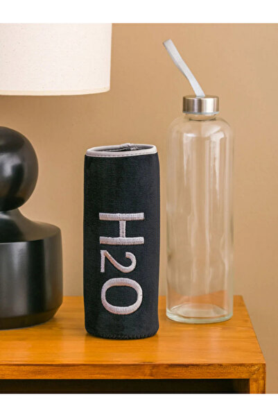 Dörtel Tedarik H2O Glass Flask with Plush Cover 600 ml