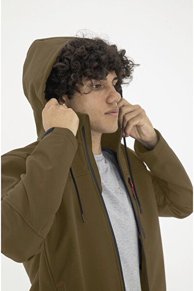 Longberg Чоловічий знімний капюшон Softshell куртка