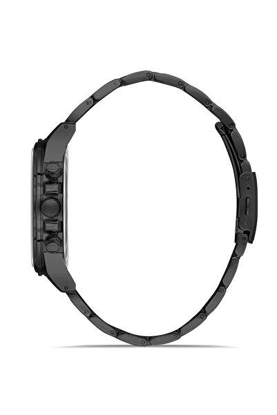 Polo Air Erkek Kol Saati Seti Cüzdan Kartlık Kemer Parfüm Kombin Siyah Renk KPL-0854E1