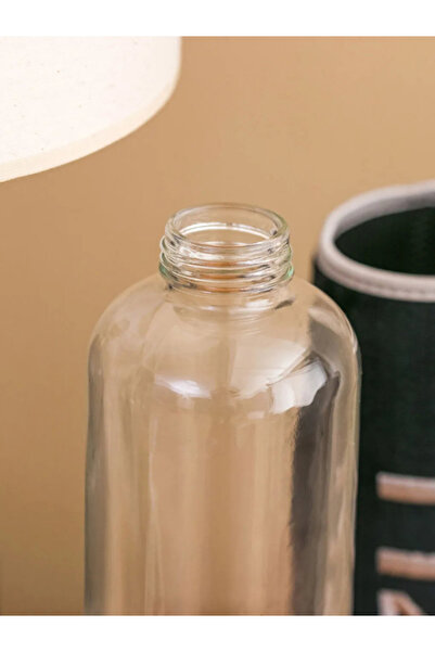 Dörtel Tedarik H2O Glass Flask with Plush Cover 600 ml