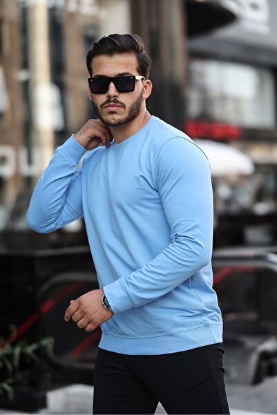 comstar Чоловічий велосипедний комір Basic з довгими рукавами BMavi Sweat