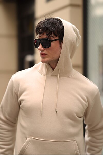 comstar Чоловічий світшот з капюшоном і кишенями Basic кремовий