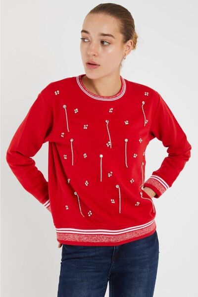 XRAY JEANS Камък-измити суичъри без качулка