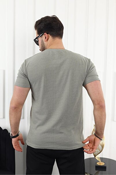 comstar Ανδρικό μπλουζάκι με στάμπα με στάμπα με κοντό μανίκι Basic πράσινο