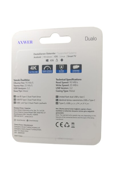 AXWER 32Gb USB Type-C Memory Usb3.0