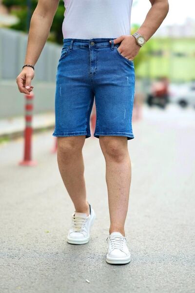 comstar شورت كابري من الدنيم بقصة ضيقة للرجال مع جيوب