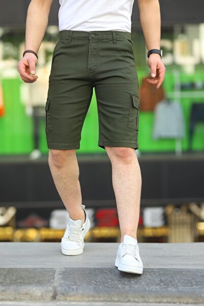 comstar Чоловічі вантажні бічні кишені з еластичної тканини з габардину, тонкі капрі, що облягають фігуру