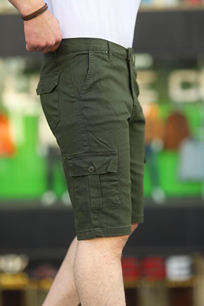 comstar Чоловічі вантажні бічні кишені з еластичної тканини з габардину, тонкі капрі, що облягають фігуру