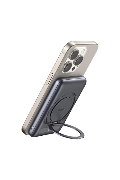 Mcdodo MC-8361 5000mAh 20W 360° Halka Standlı Metal Manyetik Power Bank