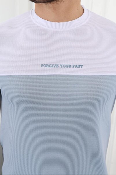 comstar Чоловіча двоколірна футболка з коротким рукавом і принтом