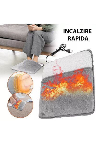 miraza Incalzitor de Picioare, Incalzire Rapida, Lavabil, Moale, Confortabil,...