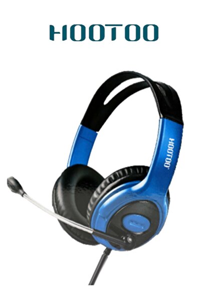 HooToo سماعة قيمنق سلكية من هوتو,سماعة راس سلكية صوت ستيريو، ميكروفون عالي الحساسية وتصميم قابل للطي.